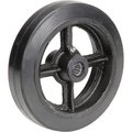 Casters, Wheels & Industrial Handling 8 x 2 Mold-On Rubber Wheel, 3/4 Axle CW-820-MORRB